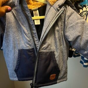 Stylish Kids Jacket with Faux Fur Lining